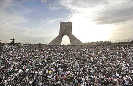 Azadi, the freedom monument in Tehran