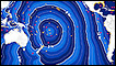 A map of the Pacific Ocean showing the location of the epicentre of the earthquake which caused a tsunami