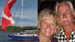 Linda and Malcolm Robertson and their yacht Mr Bean