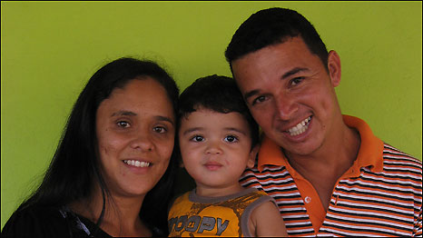 Elaine and Davidson with their biological son Lucas Daniel