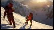 Cecilie on K2 with a fellow mountaineer