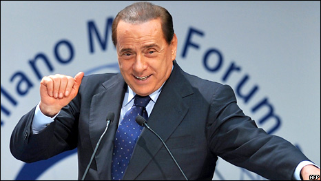 Italian Prime Minister Silvio Berlusconi