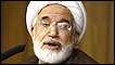 Iranian presidential candidate, Mehdi Karroubi