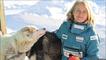 Ann with two dogs