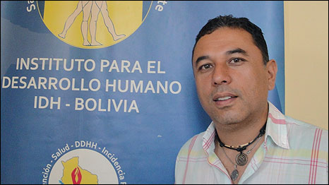 One of Bolivia's first HIV patients