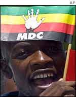 Young MDC supporter