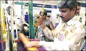 Indian silk weaver