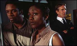 Diane Parish in Clocking Off with Will Johnson (L)