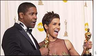 Denzel Washington and Halle Berry