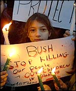 Protester in Amman