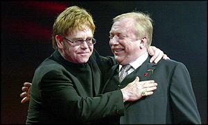 Sir Elton John and Michael Haeupl