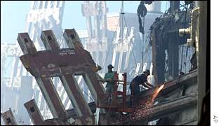 World Trade Centre ruins