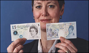 New �5 note