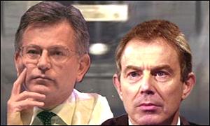 Stephen Byers and Tony Blair