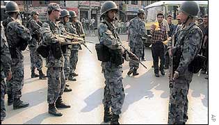 Nepali soldiers