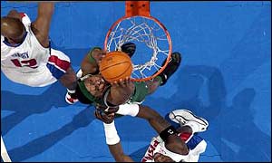Boston's Paul Pierce had a huge series against Detroit