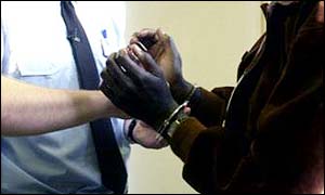 Inmate being released