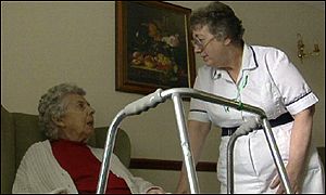 Like Zimmer frames, the suits could offer support