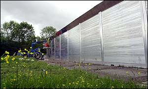 Glastonbury festival fence