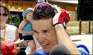 Australian cyclist Robbie McEwen