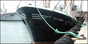 Trawler in Lowestoft