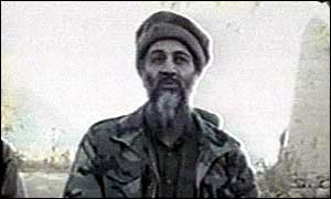 Recent TV footage purporting to show Osama Bin Laden 