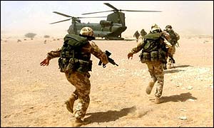 British troops in Oman
