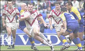 Keiron Cunningham in action for Saints