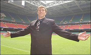 Steve Williams at the Millennium Stadium