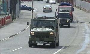 Army vehicles