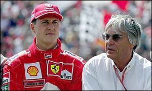 Formula One boss Bernie Ecclestone