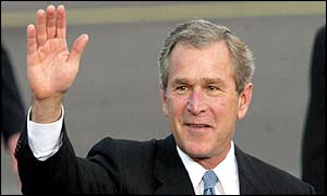 US President George W Bush