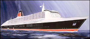 Artist's impression of the Queen Mary 2
