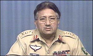 President Musharraf addresses the nation
