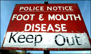 Foot and Mouth sign