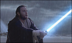 Ewan McGregor plays the young Obi-Wan Kenobi