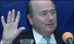 Fifa president Sepp Blatter