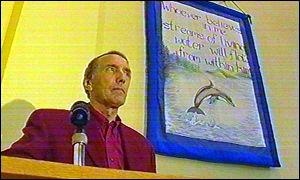 Rev Ivan Collinson in Walsgrave Baptist Church