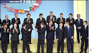 World leaders at the Rome summit