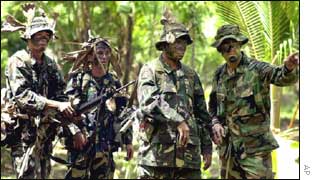 Philippine and US troops