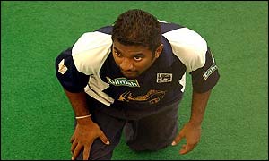 Muralitharan is expected to play on Thursday