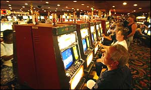 Gamblers in Las Vegas