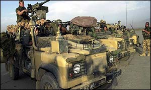 Royal Marines of 45 Commando in Afghanistan taking part in Operation Buzzard 