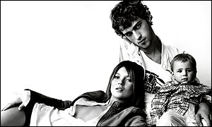 One of Burberry's advertising campaign pictures