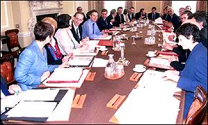 The cabinet after the 2001 election