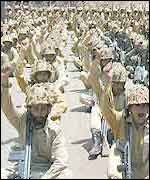 Pakistani troops at the border