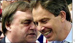 John Prescott and Tony Blair