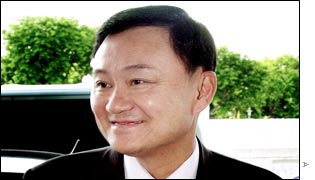 Thailand's Prime Minister Thaksin Shinawatra