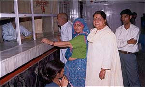 Patients at Delhi hospital
