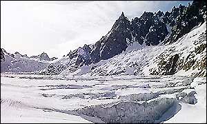 Chamonix glacier